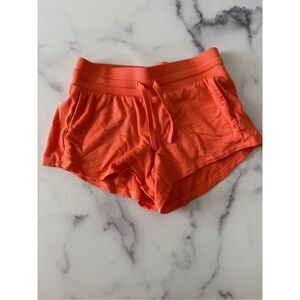 Girls all in motion 4t neon orange activewear lounge shortie shorts